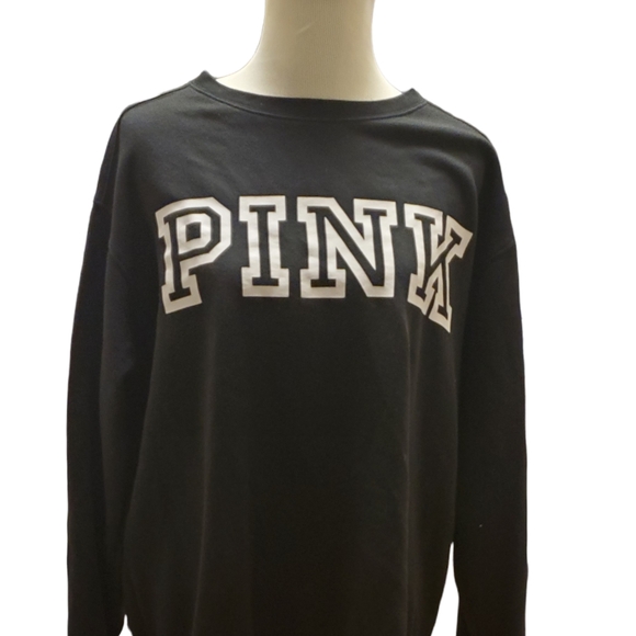 PINK Victoria's Secret Sweaters - Black Victoria secret sweatshirt